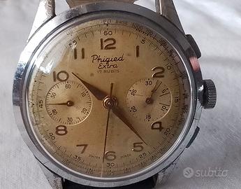 Cronografo Phigied Extra anni 50 cal. Valjoux 92
