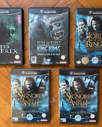 5 Videogiochi boxati per Nintendo Gamecube
