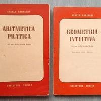 Libri Matematica Aritmetica + Geometria 2 Anni 50