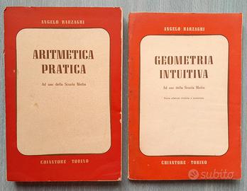 Libri Matematica Aritmetica + Geometria 2 Anni 50