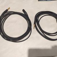 Coppia cavi bilanciati Van Damme silver 4 Metri