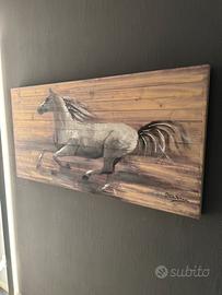 Quadro “libertà” in legno di Ottaviani