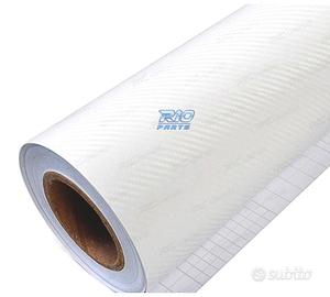 VINILE ADESIVO EFFETTO CARBONIO BIANCO