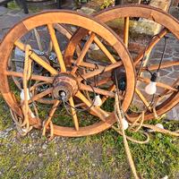 ruote carro complete di impianto luci