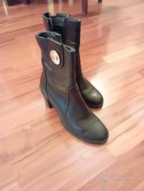 Tronchetto pelle  nero