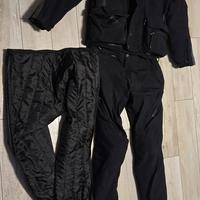 Completo moto uomo invernale