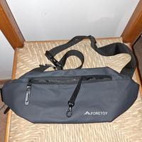 Marsupio Unisex a Tracolla Nero Foretoy