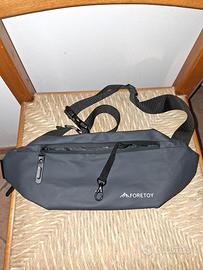 Marsupio Unisex a Tracolla Nero Foretoy