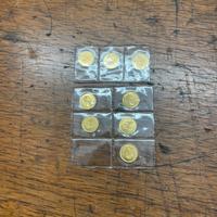 Lotto 8 Monete Oro 8kt