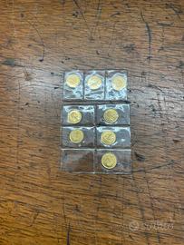 Lotto 8 Monete Oro 8kt