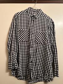 Camicia a quadretti bianco/nero OVS