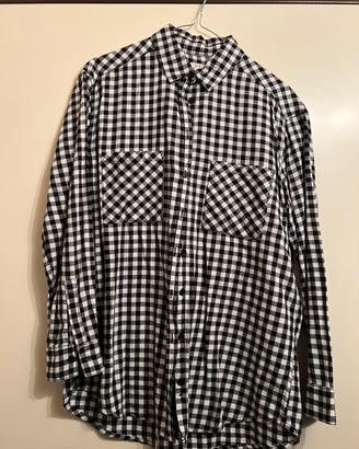 Camicia a quadretti bianco/nero OVS