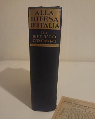 Libro di Silvio Crespi. Ristampa 1938.