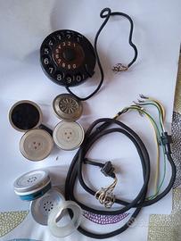 Ricambi per telefoni in bachelite a disco