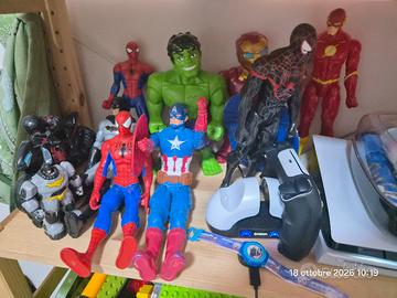 Lotto Action Figure Marvel e DC