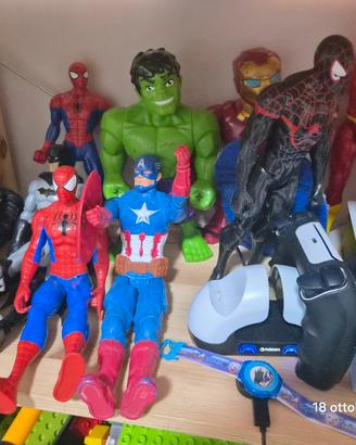 Lotto Action Figure Marvel e DC