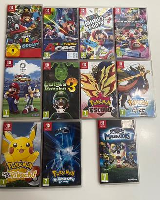 Giochi switch pokemon mario skylanders