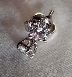 Punti luce (diamante e oro bianco)