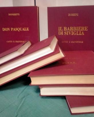 Spartiti canto e pianoforte Ricordi vintage