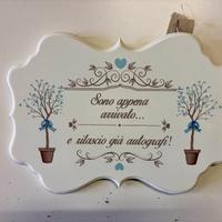 Quadretto Nascita Angelica Home - Nuovo