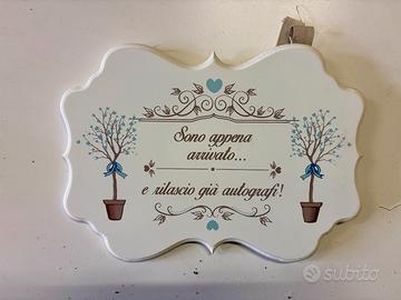 Quadretto Nascita Angelica Home - Nuovo