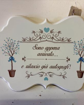 Quadretto Nascita Angelica Home - Nuovo