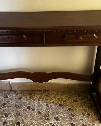 Console in legno