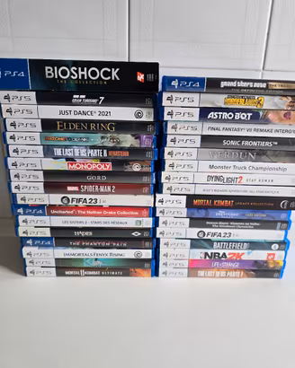 Tantissimi giochi per Ps5