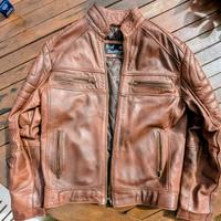 Giubbotto Pelle marrone tg.M