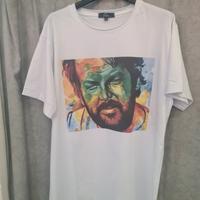 tshirt bud spencer oji xxl bianca