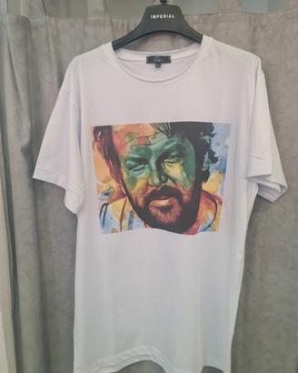 tshirt bud spencer oji xxl bianca