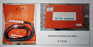 SMERIGLIATRICE AD ARIA COMPRESSA