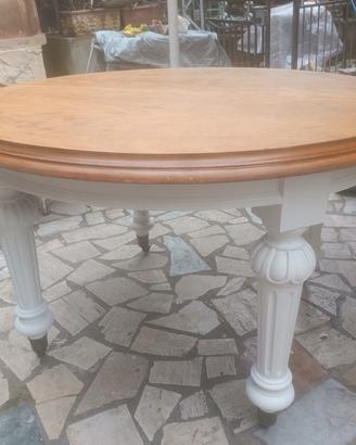 tavolo stile inglese shabby chic ( leg desc
