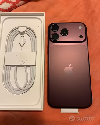 I Phone 18 Pro Max 512 gb Borgogna