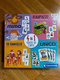 Giochi carte Clementoni 4+