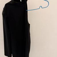 Abito nero, mono spalla elegante Shein