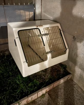 trasportino per cani doppio da auto