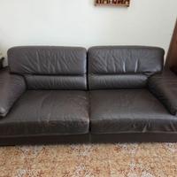 Divano letto in pelle 3 posti