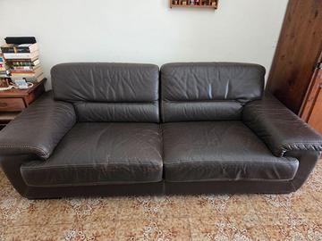 Divano letto in pelle 3 posti
