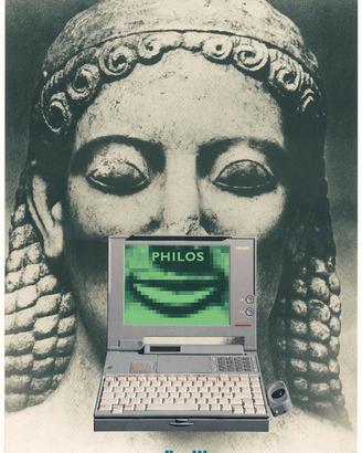 Poster Ettore Sottsass jr. x Olivetti- "Philos"