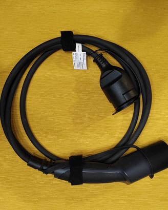 Cavo di Ricarica EV da Tipo_2 (11kW)  a Schuko 16A