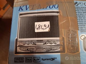 Sistema Audio Video Kenwood da auto KVT-M700
