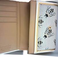 Portafoglio donna Braccialini, api, pelle, nuovo