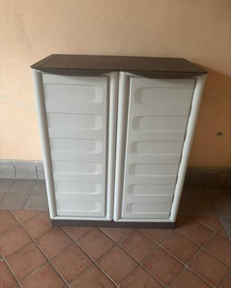 Armadietto basso da esterno nuovo