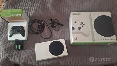 Xbox serie S 512 gb + controller nero + 2 batterie