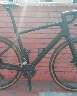bici gravel telaio in carbonio tg 56 