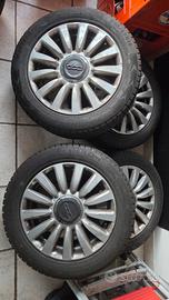 cerchi + pneumatici da neve fiat 500L