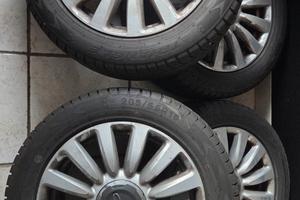 cerchi + pneumatici da neve fiat 500L