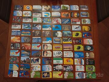 Lotto 240 schede telefoniche italiane - usate