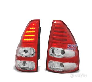 FANALI PER TOYOTA LAND CRUISER FJ120 03-08 LED ROS